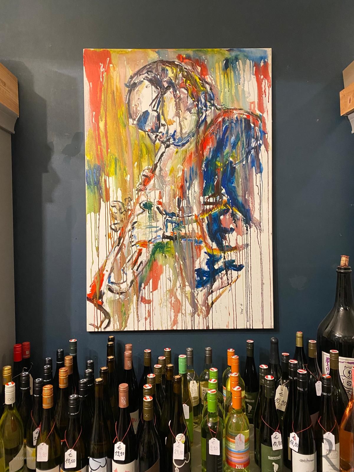 ausstellung, art and wine